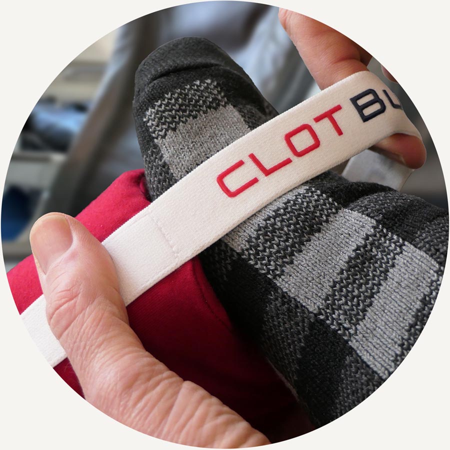 The elastic strap The elastic strap